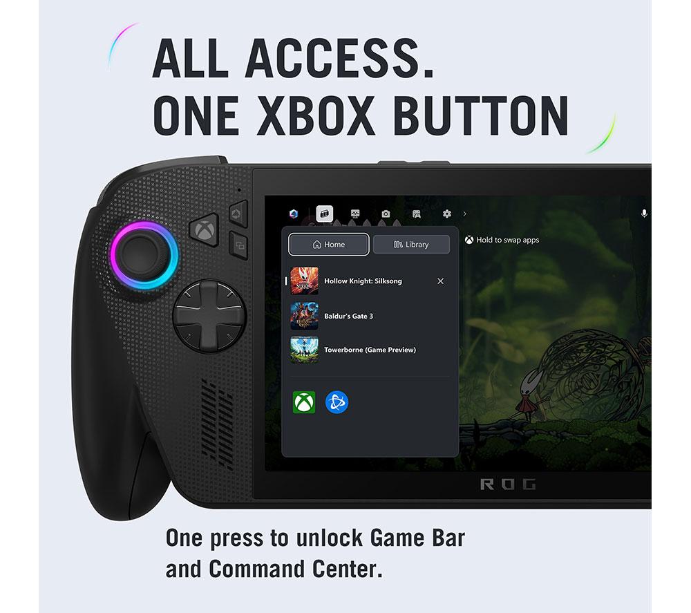 ASUS ROG Xbox Ally X Handheld Gaming Console - AMD Ryzen Z2 Extreme, 1 TB SSD image number 24 of 24