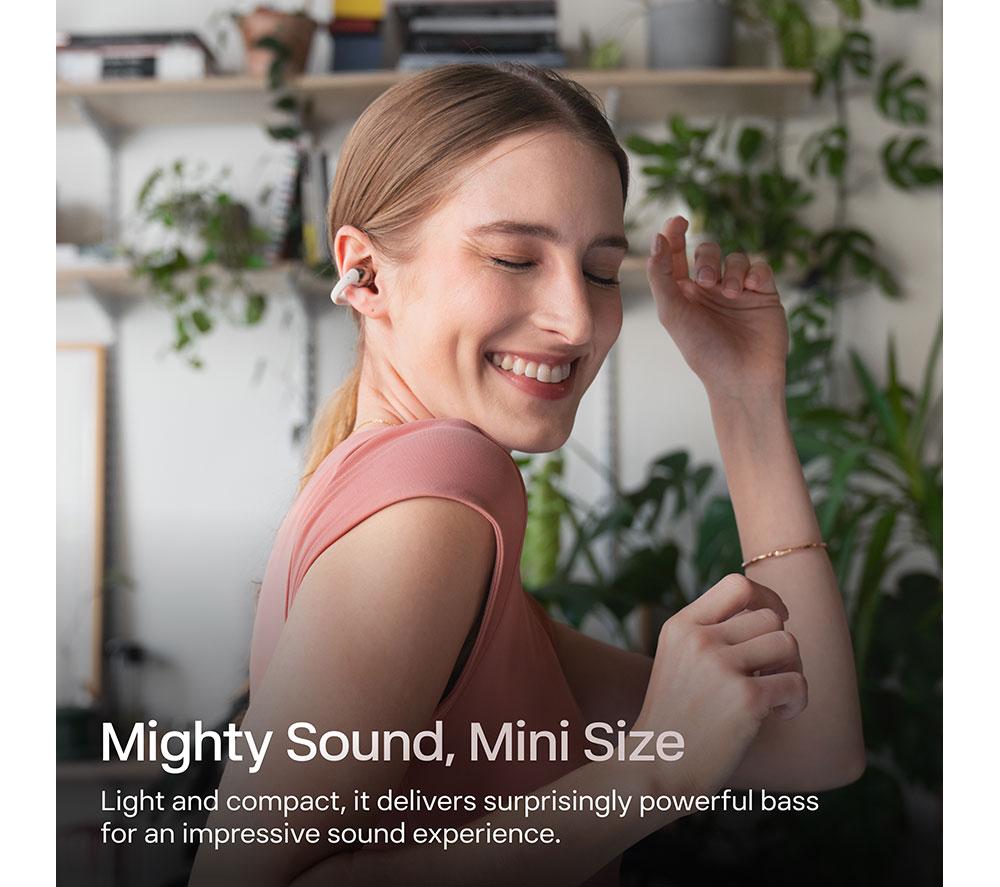 SHOKZ OpenDots ONE Wireless Bluetooth Earbuds - Grey image number 5 of 9