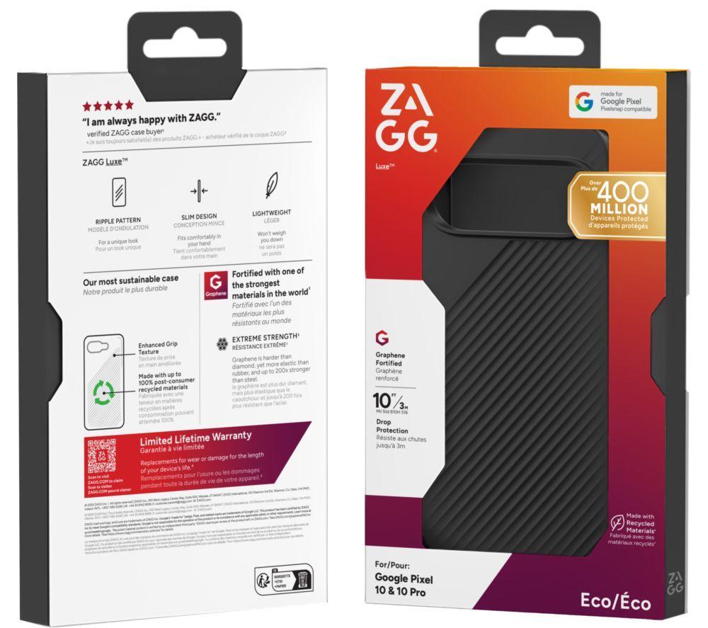 ZAGG Luxe Pixel 9 / 9 Pro Case - Black image number 2 of 5