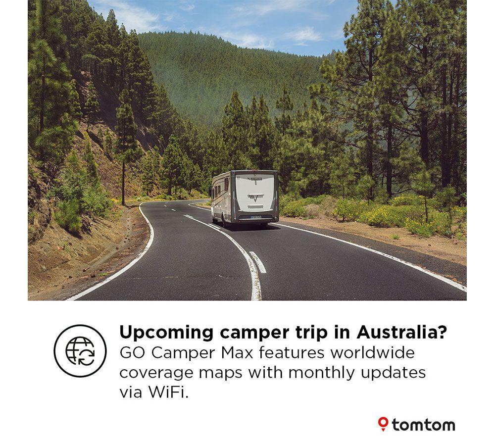 TOMTOM GO Camper Max 2nd Generation 7" Sat Nav - Worldwide Maps image number 8 of 11