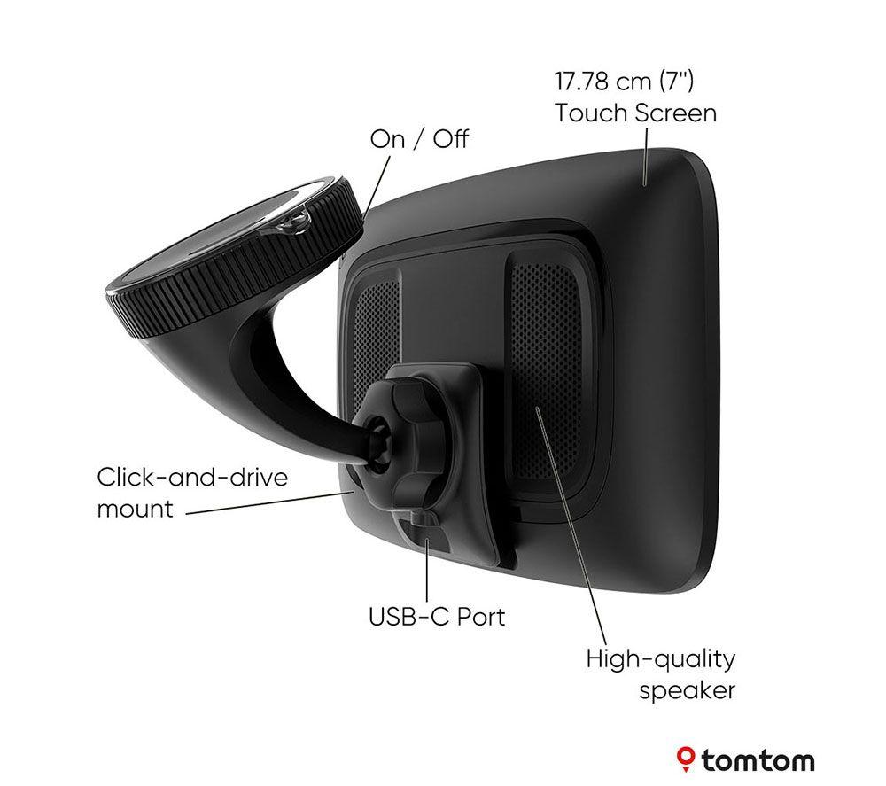 TOMTOM GO Camper Max 2nd Generation 7" Sat Nav - Worldwide Maps image number 10 of 11