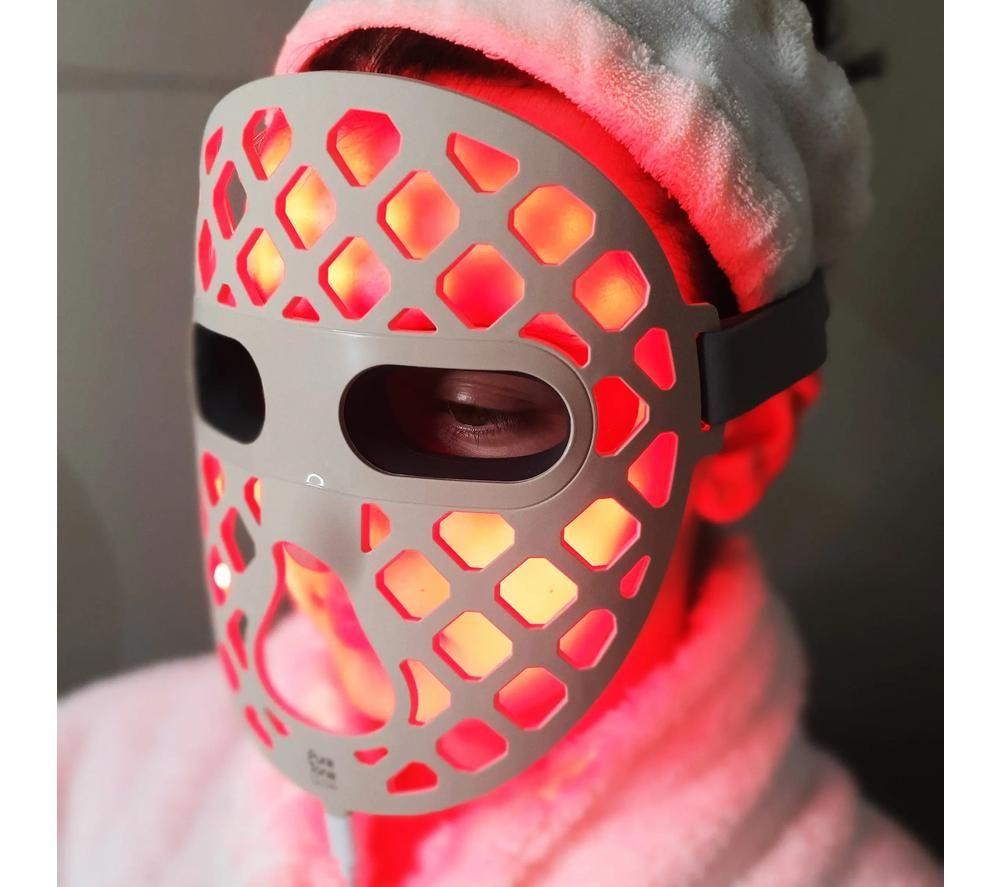 PURE TONE Glow LED Light Therapy Face Mask - White image number 4 of 4