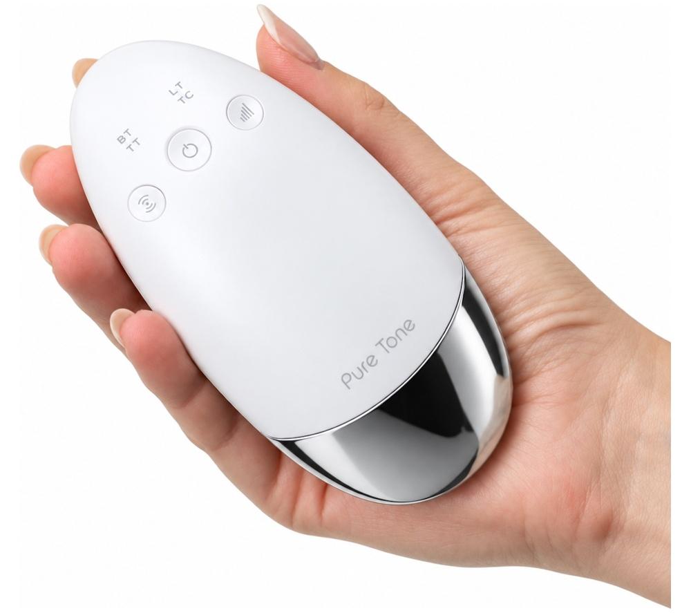 PURE TONE AESTHETICS Radiance Pod 7-in-1 Skin Lifting & Tightening Tool - White & Silver image number 6 of 7