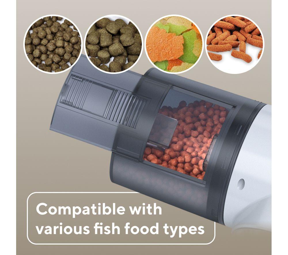 NOERDEN Bubbly Automatic Fish Feeder - White & Black image number 5 of 5