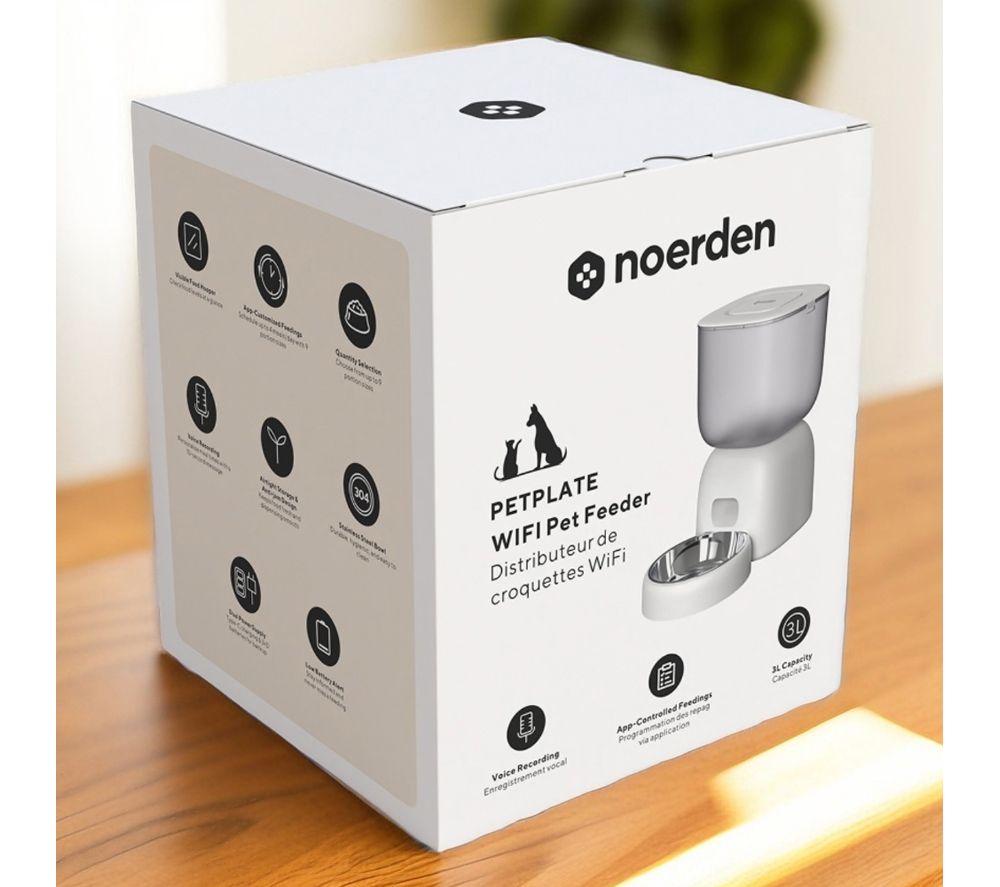 NOERDEN PETPLATE Smart Pet Feeder - White image number 9 of 9