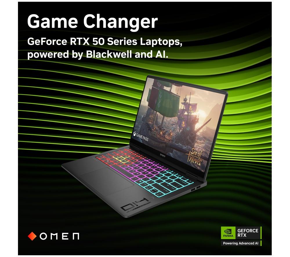 HP OMEN Transcend 14-fb1505na 14" Gaming Laptop - Intel&reg; Core&trade; Ultra 7, RTX 5060, 1 TB SSD image number 11 of 27