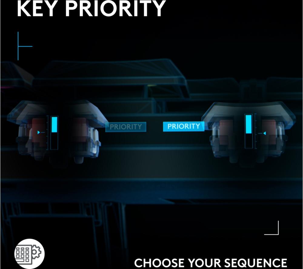 LOGITECH G515 Rapid TKL Gaming Keyboard - Black image number 7 of 9