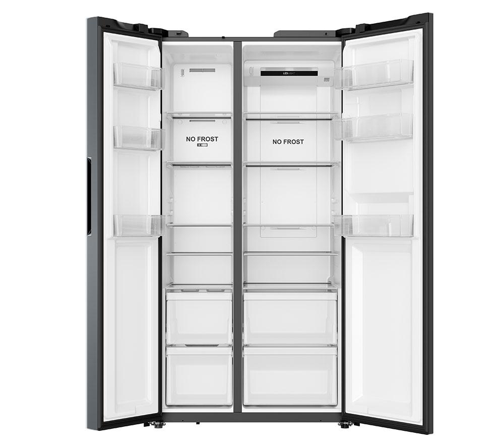 HOOVER H-FRIDGE 700 Maxi HONSQ2T918EXK American-Style Fridge Freezer - Silver image number 3 of 8