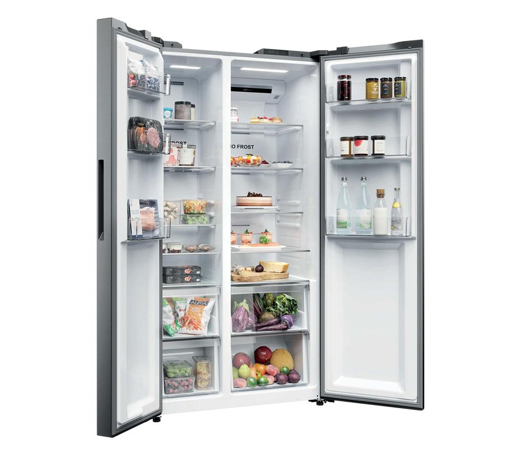 HOOVER H-FRIDGE 700 Maxi HONSQ2T918EXK American-Style Fridge Freezer - Silver image number 4 of 8