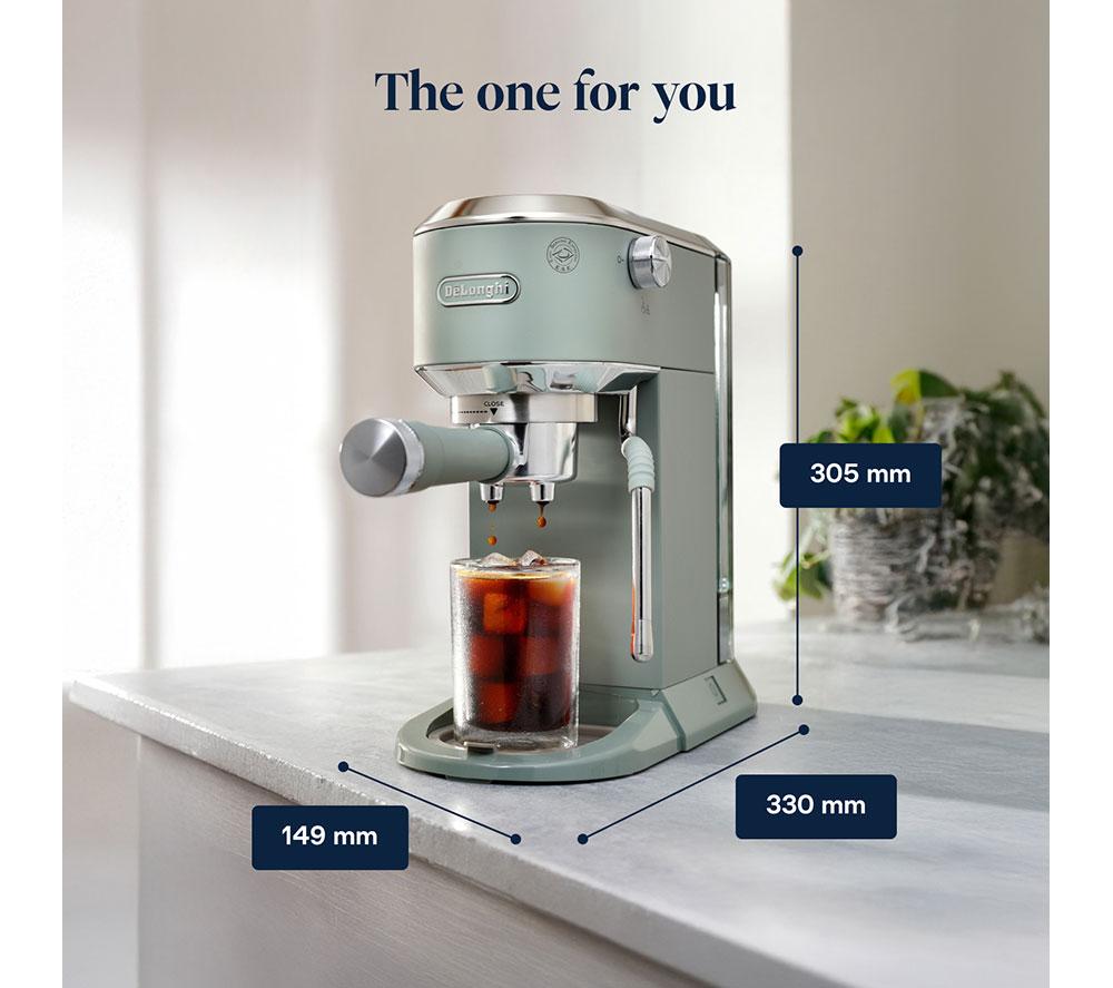 DELONGHI Dedica Duo EC890.GR Coffee Machine - Green image number 8 of 9