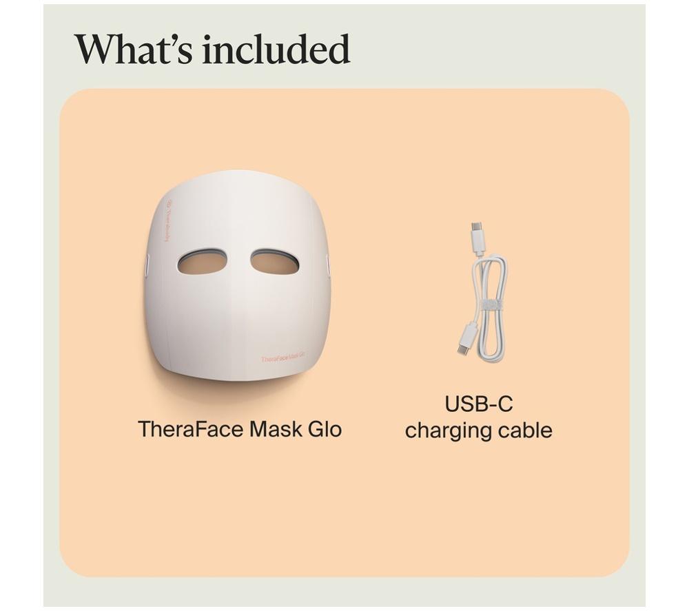 THERABODY Mask Glo LED Face Mask - White image number 11 of 12