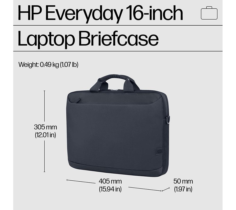 HP Everyday 16" Laptop Briefcase - Odyssey Grey image number 5 of 10