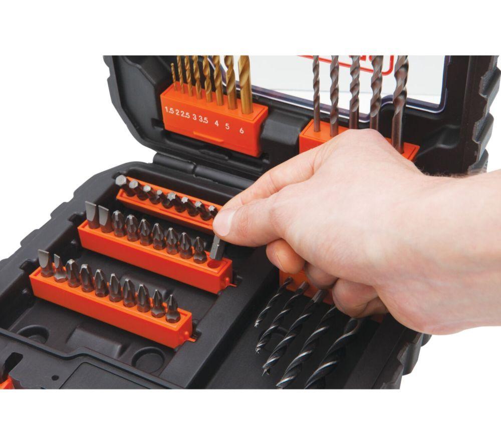 BLACK + DECKER A7232-XJ 50-Piece Drill Bit Set - Black image number 3 of 4