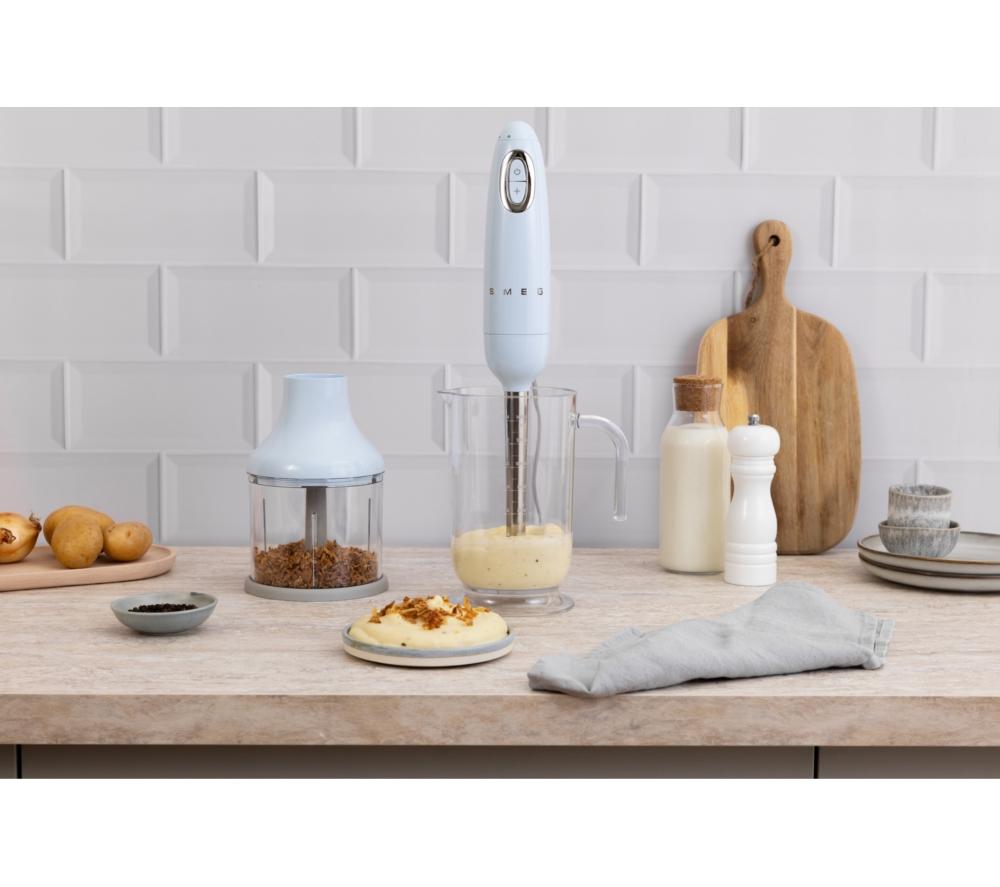SMEG HBF03PBUK Hand Blender with Accessories - Pastel Blue image number 7 of 9