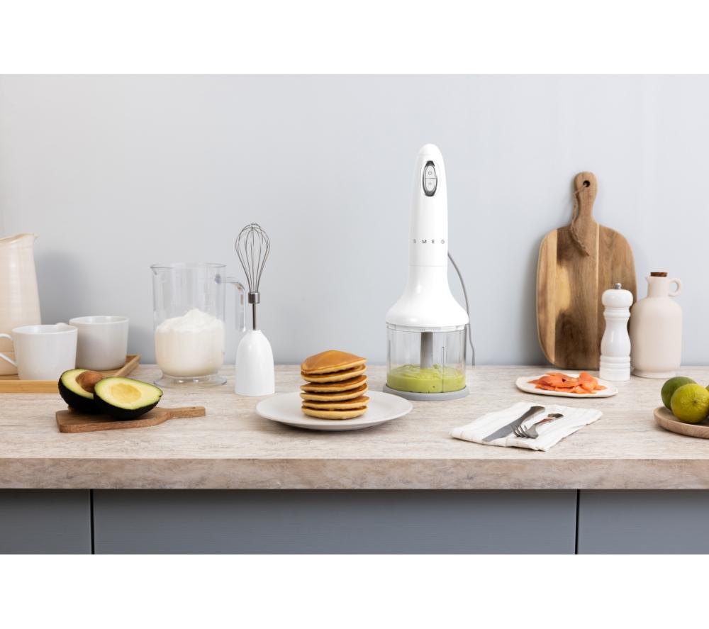 SMEG HBF03WHUK Hand Blender with Accessories - White image number 7 of 7