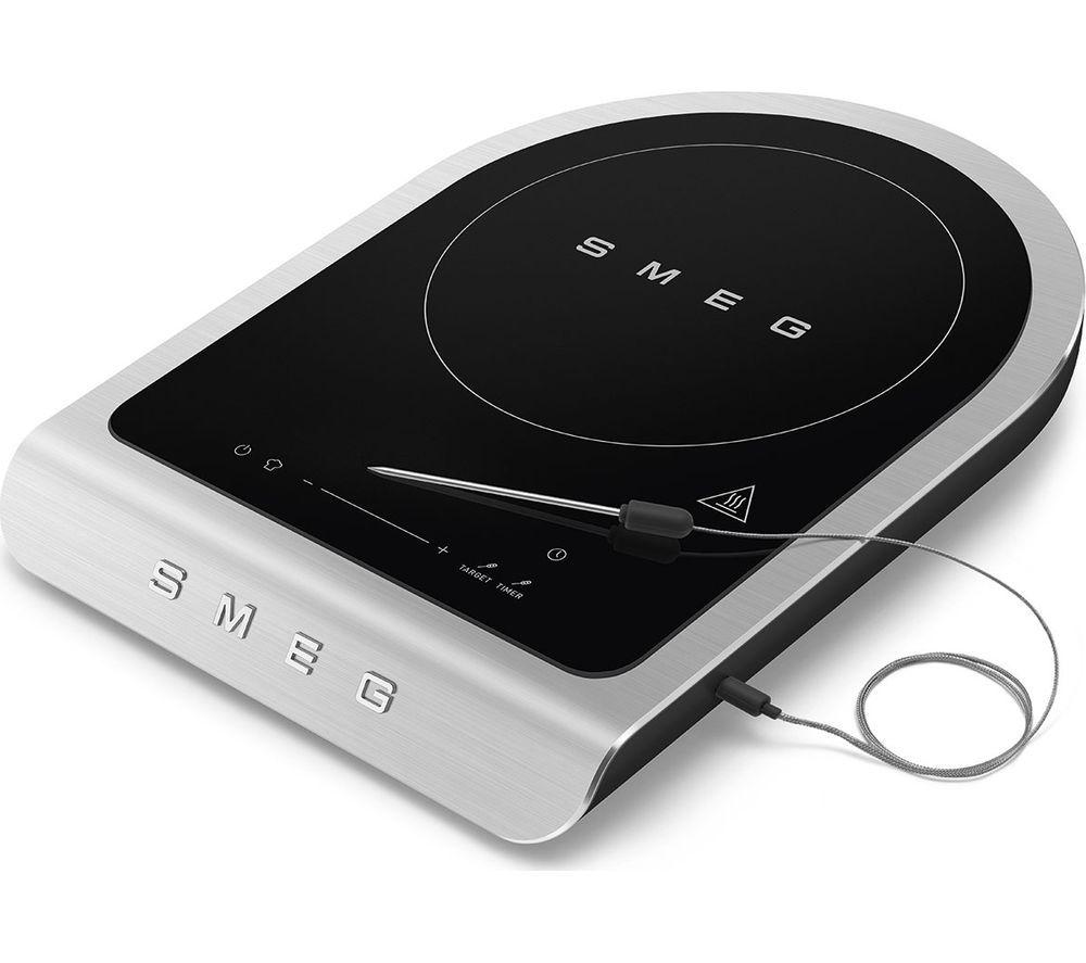 SMEG Collezione Single Portable Induction Hob - Matte Black image number 2 of 5