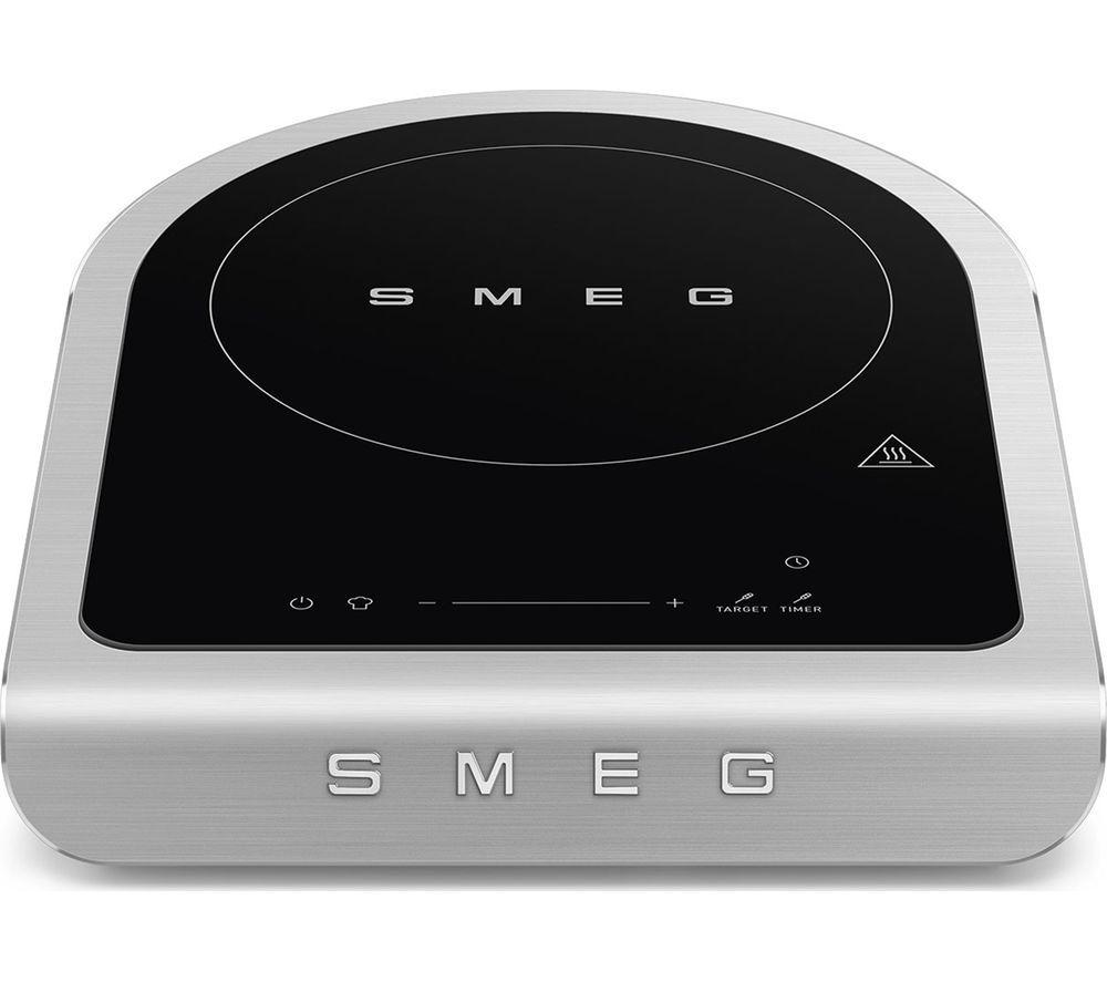 SMEG Collezione Single Portable Induction Hob - Matte Black image number 4 of 5