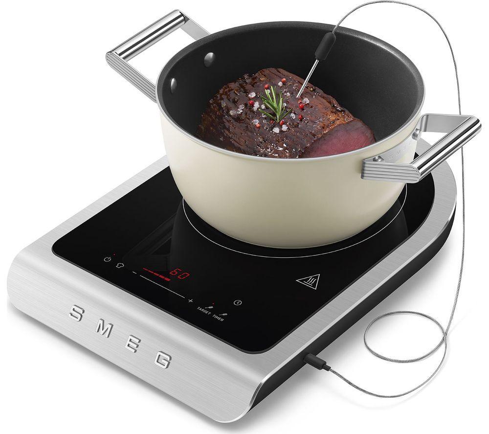 SMEG Collezione Single Portable Induction Hob - Matte Black image number 5 of 5