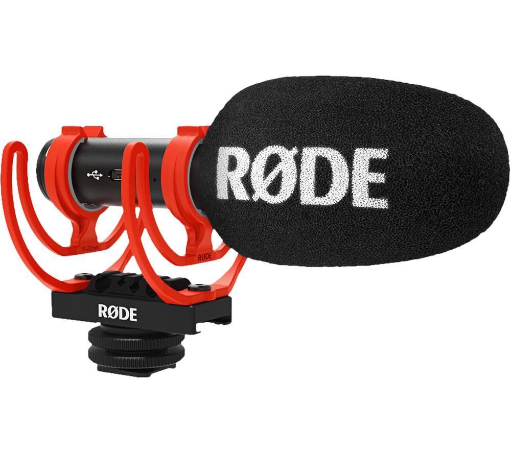 Buy RODE VideoMic GO II USB Microphone - Black | Currys