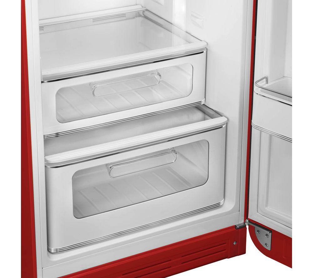 SMEG Retro FAB30RRD6UK Retro 80/20 Fridge Freezer - Red image number 4 of 6