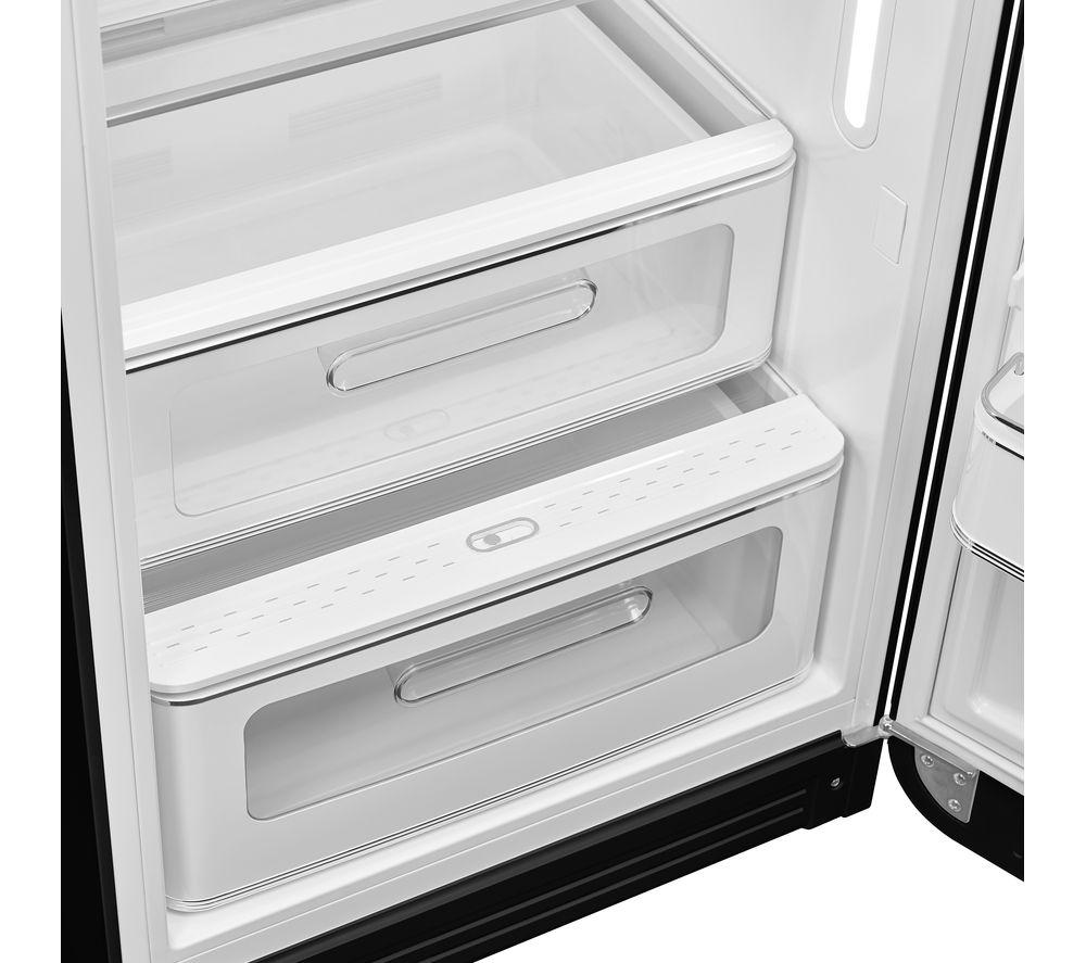SMEG Retro FAB28RBL6UK Tall Fridge - Black image number 4 of 7