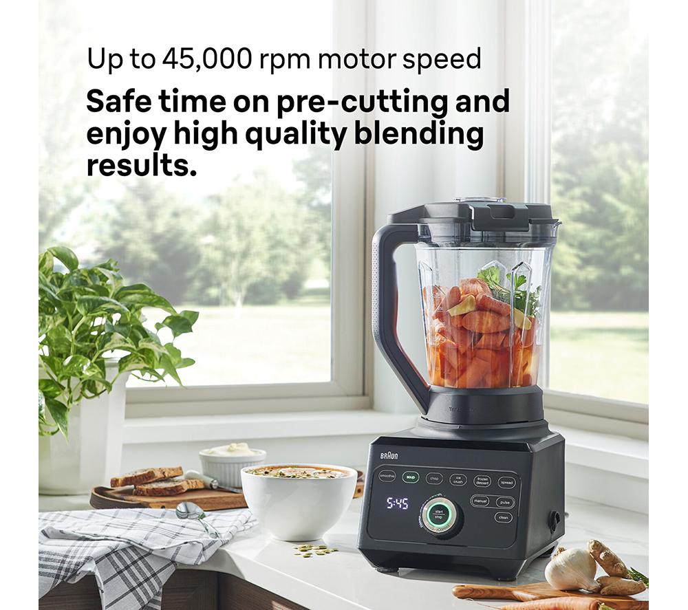 BRAUN JB9040BK Powerblend 9 Jug Blender - Black image number 5 of 7