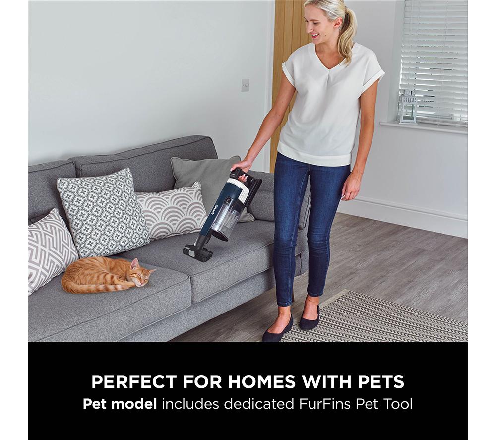 SHARK Stratos Anti Hair Wrap Plus with Pet Tool IZ411UKT Cordless Vacuum Cleaner - Deep Navy image number 8 of 13