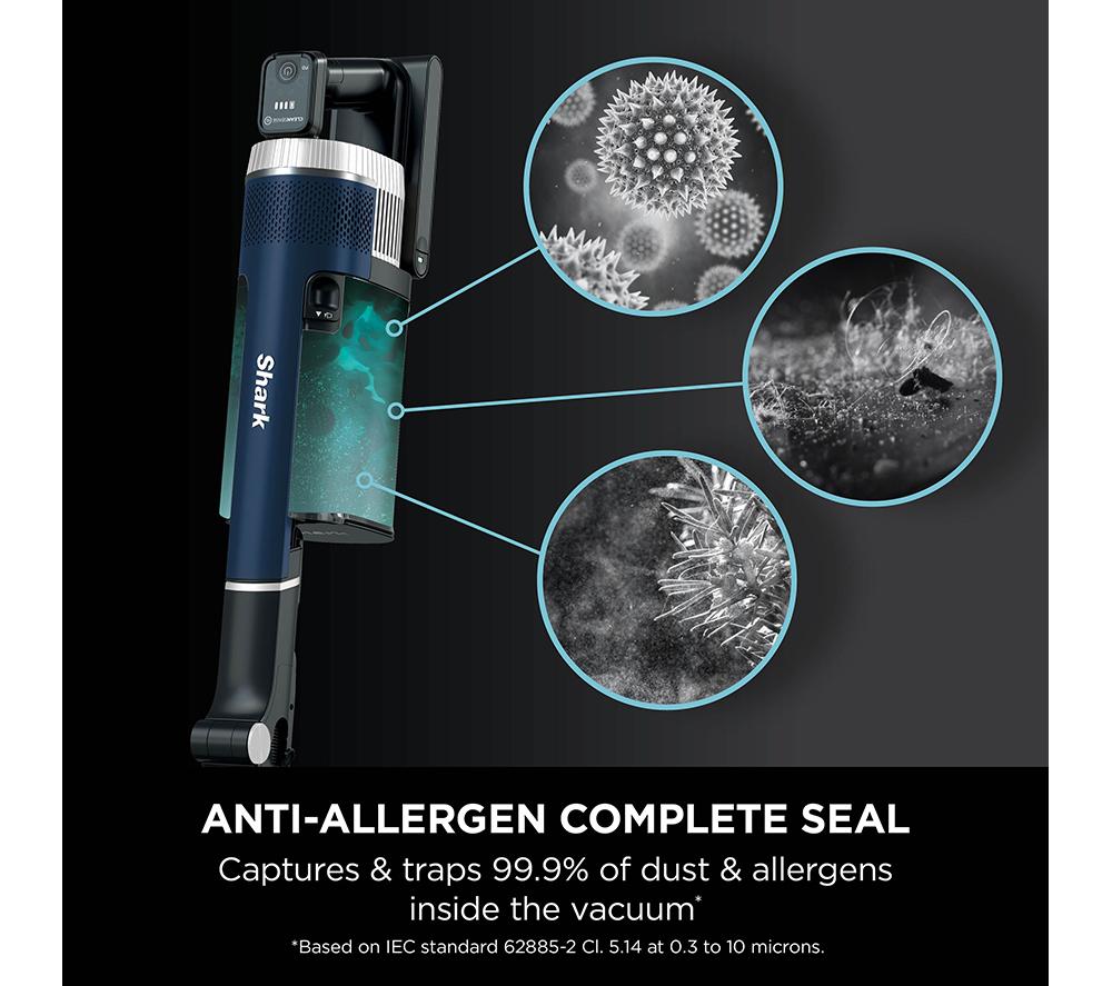 SHARK Stratos Anti Hair Wrap Plus with Pet Tool IZ411UKT Cordless Vacuum Cleaner - Deep Navy image number 9 of 13