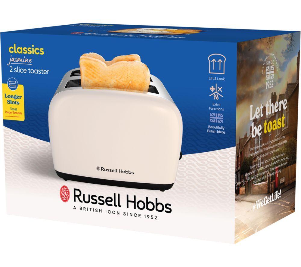 RUSSELL HOBBS Classics 26930 2-Slice Toaster - Jasmine image number 7 of 7
