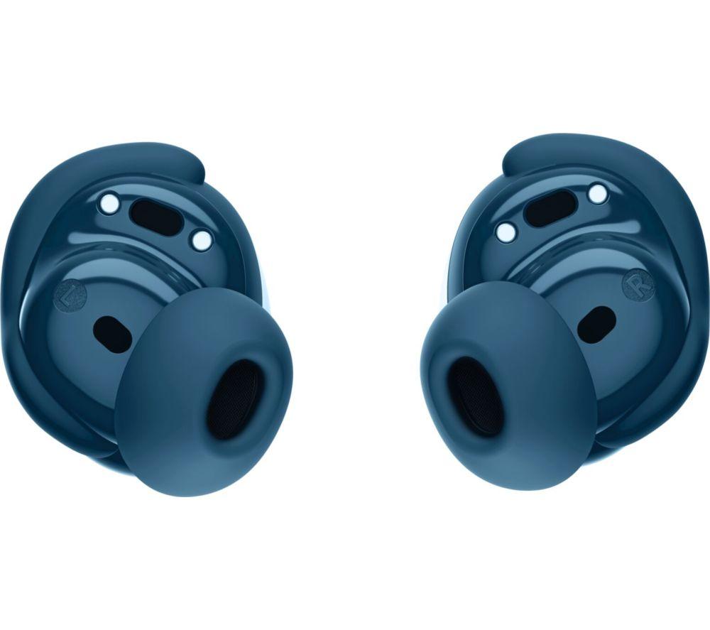BOSE QuietComfort Wireless Bluetooth Noise-Cancelling Earbuds - Twilight Blue image number 4 of 4