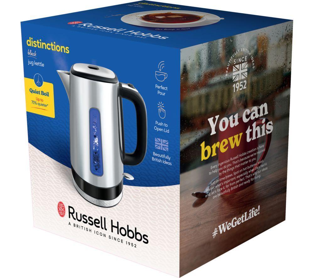 RUSSELL HOBBS 24283 Jug Kettle - Stainless & Black image number 3 of 6