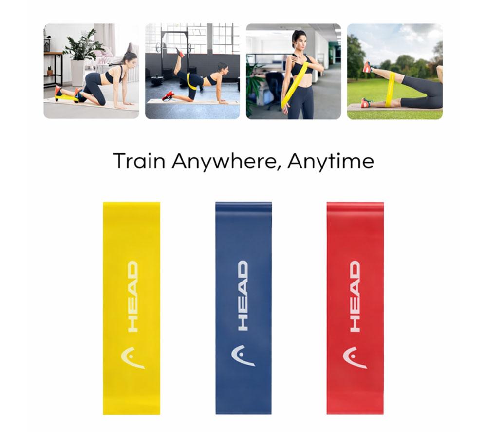 HEAD Elastic Resistance Band - Pack of 3
