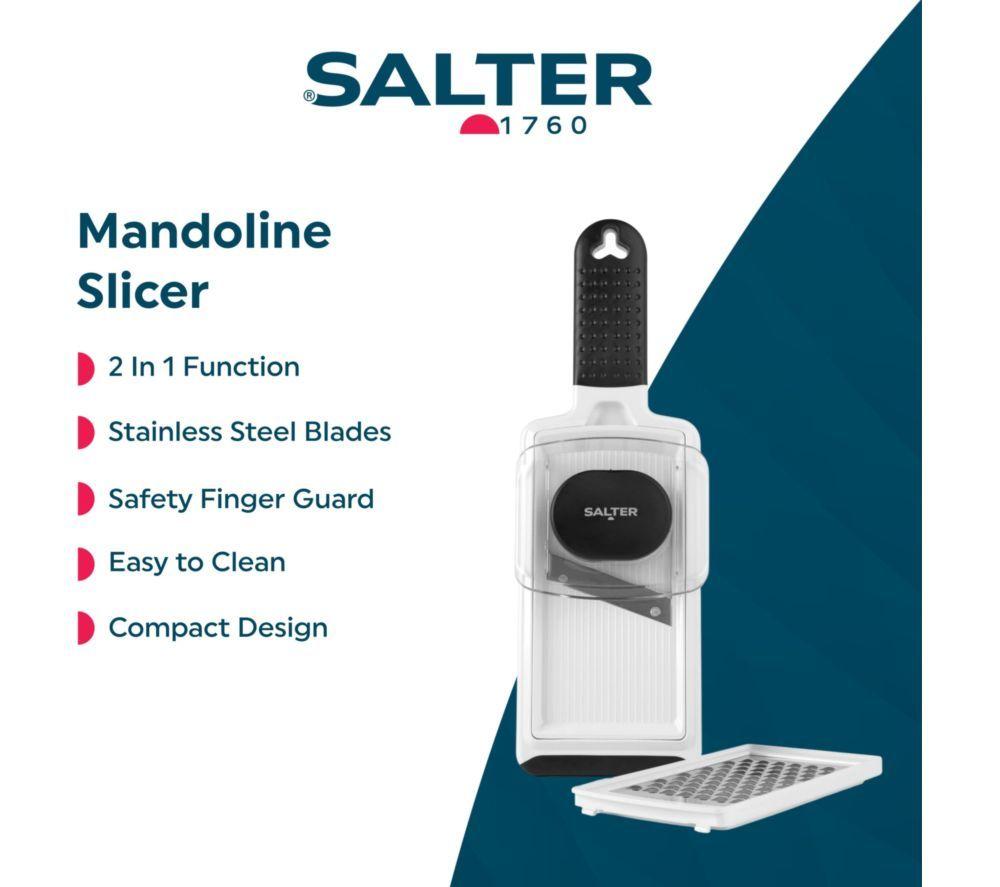 SALTER 2-in-1 Mandoline Slicer &ndash; White image number 7 of 10
