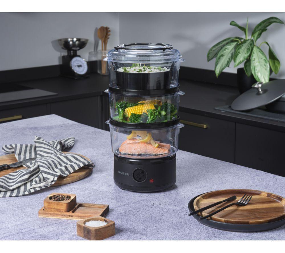 SALTER Kuro EK6351MBLK Steamer - Black image number 3 of 3