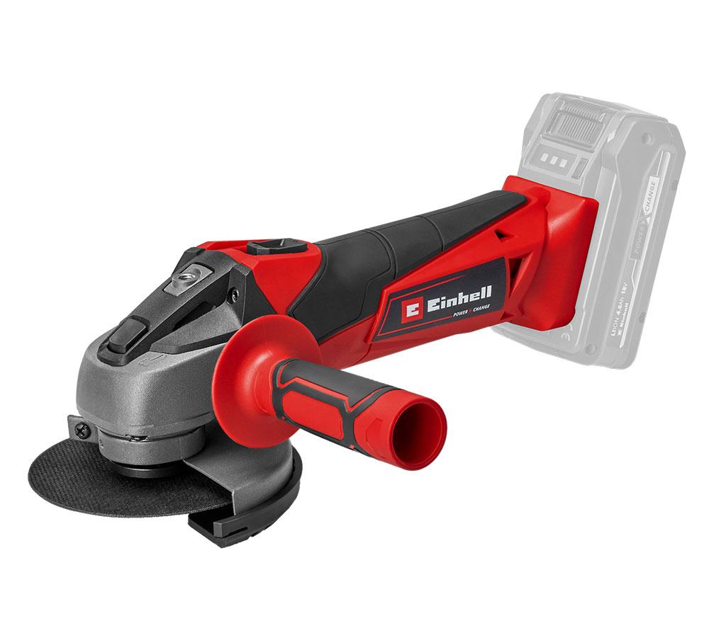 EINHELL TC-AG 18/115 Li-Solo Cordless Angle Grinder - Black & Red
