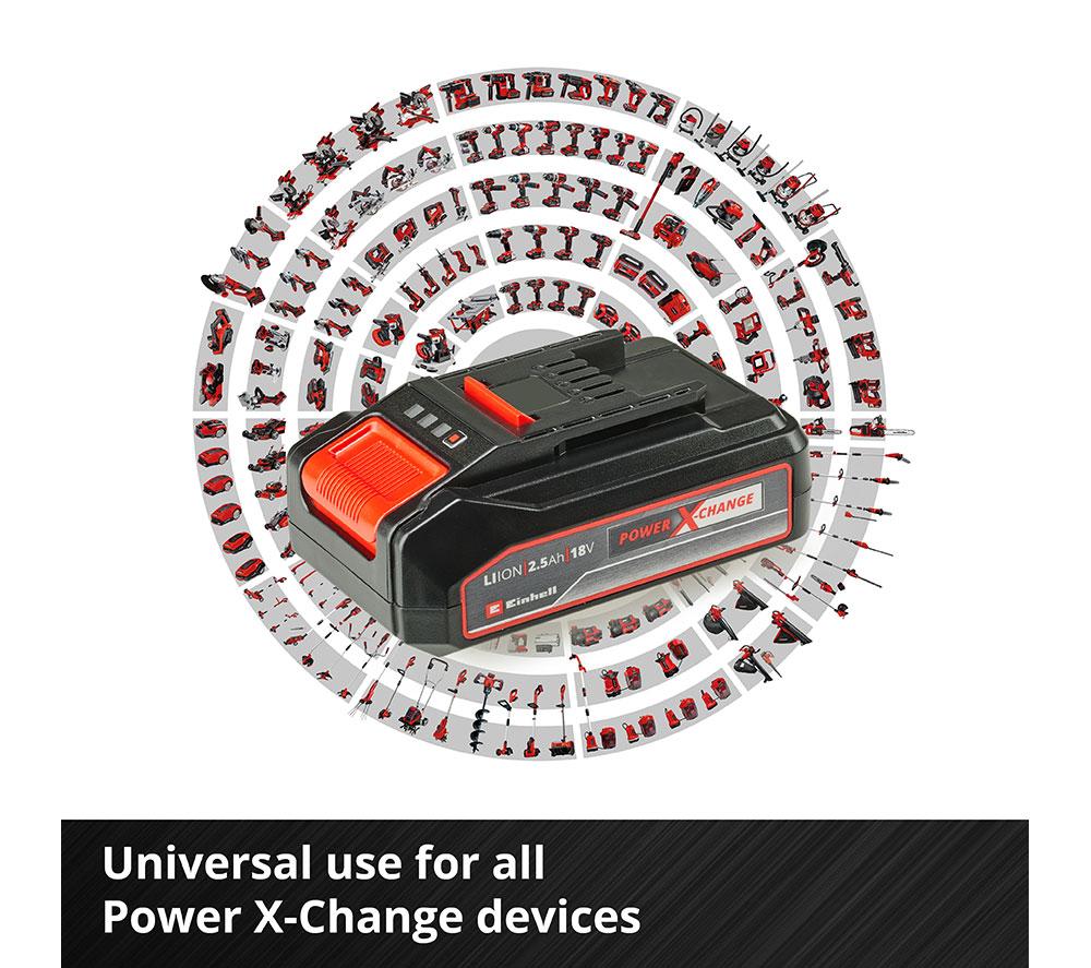 EINHELL 18 V 2.5 Ah Battery & Charger PXC Starter Kit image number 4 of 11