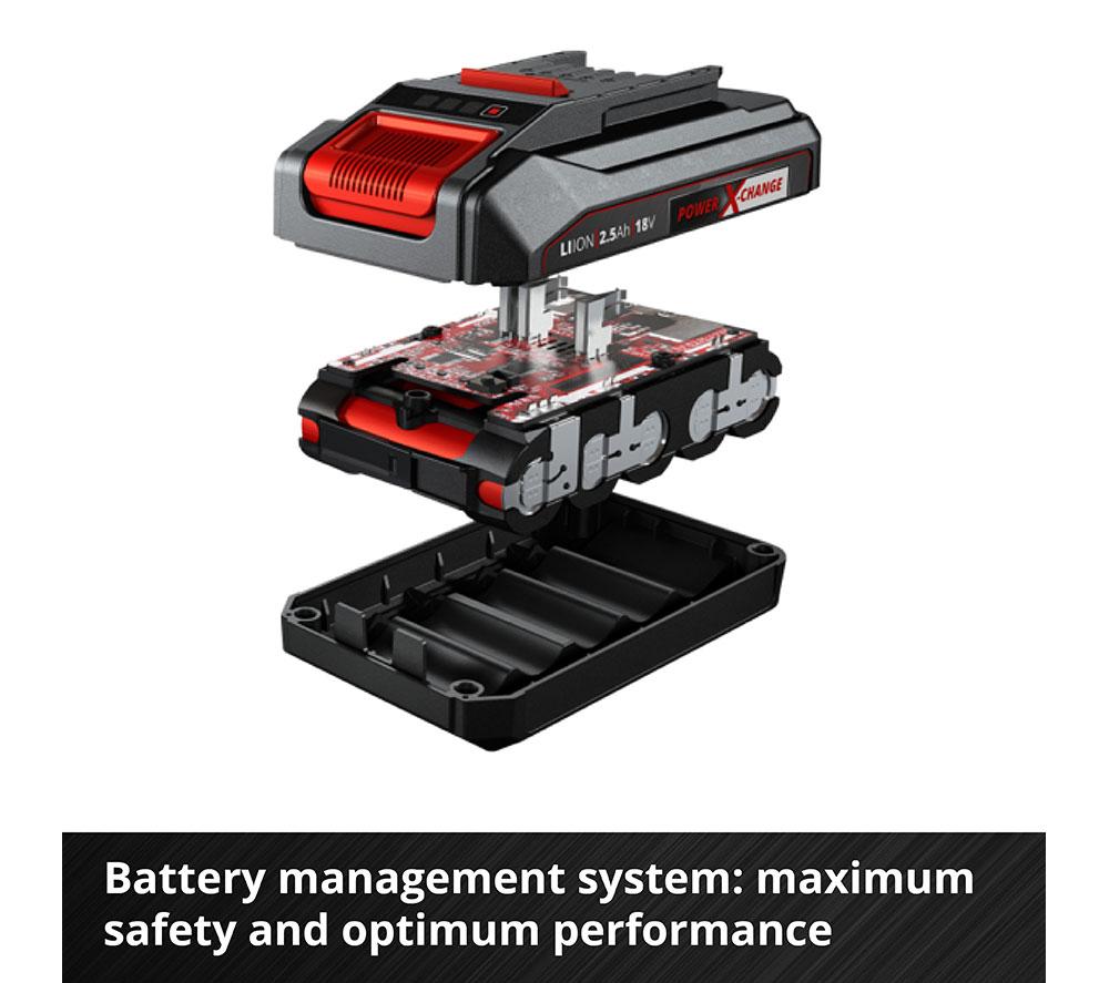 EINHELL 18 V 2.5 Ah Battery & Charger PXC Starter Kit image number 6 of 11