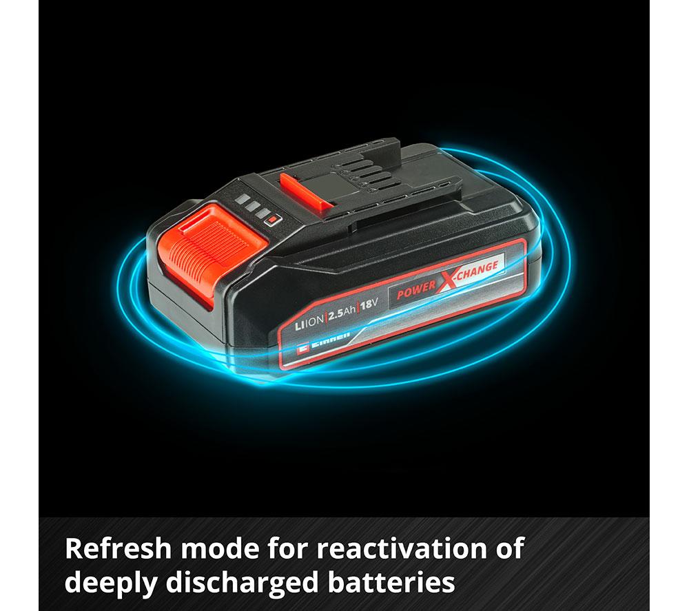 EINHELL 18 V 2.5 Ah Battery & Charger PXC Starter Kit image number 7 of 11