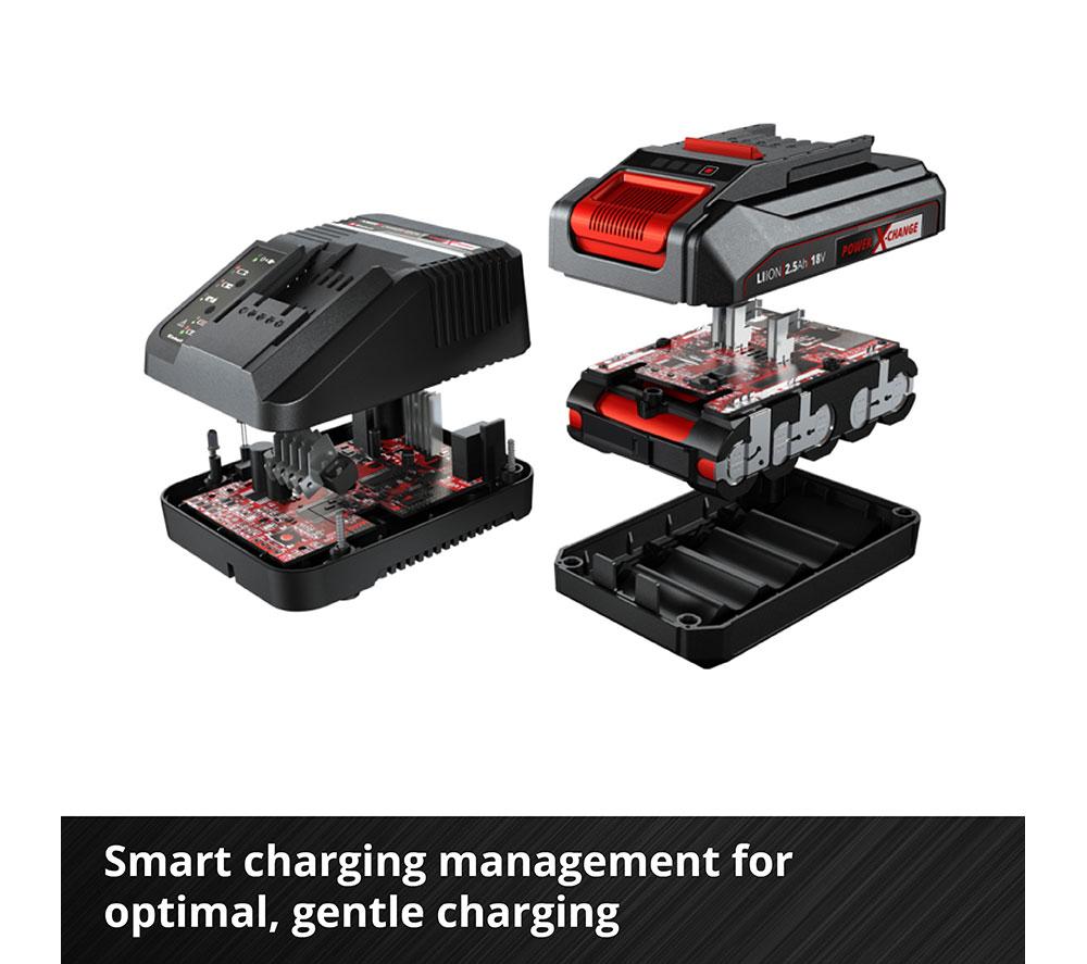EINHELL 18 V 2.5 Ah Battery & Charger PXC Starter Kit image number 9 of 11