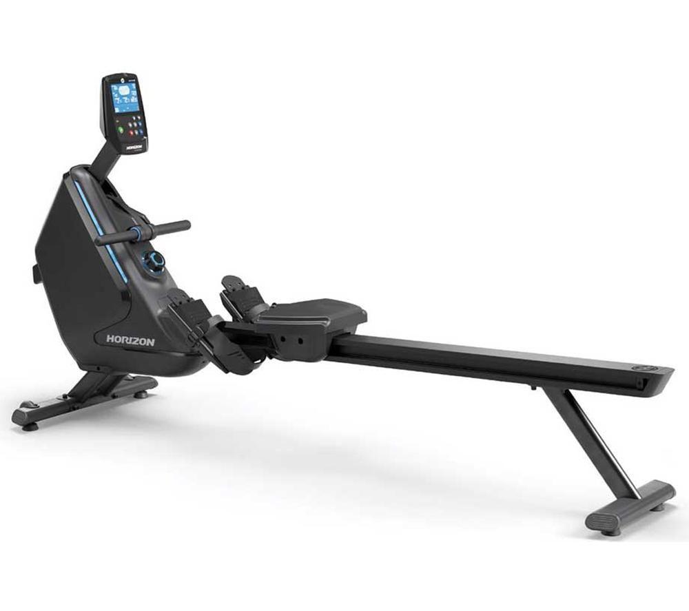 HORIZON FITNESS Oxford 6 Smart WiFi Rowing Machine - Black image number 3 of 6