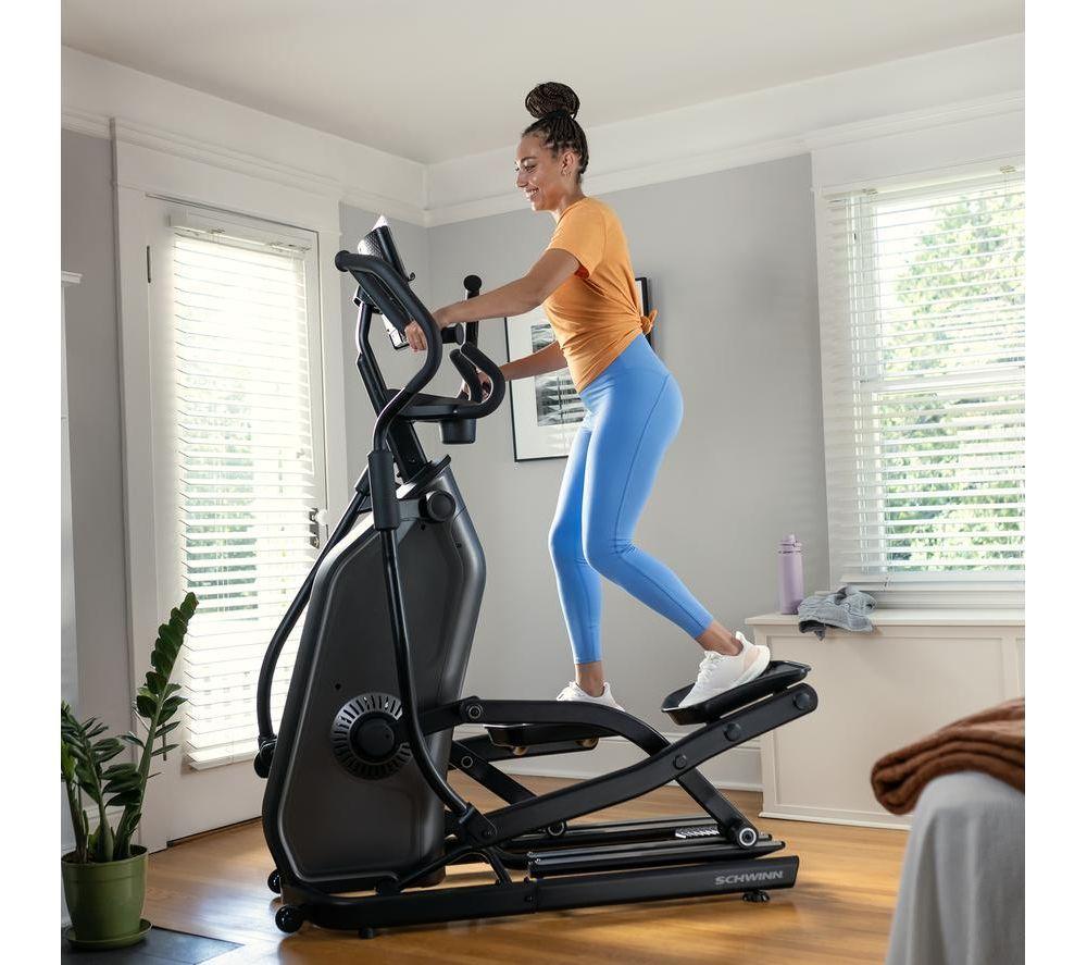 SCHWINN 590E Smart Bluetooth Elliptical Machine - Black & Grey image number 3 of 6
