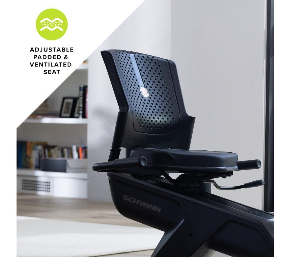 SCHWINN 590R Smart Bluetooth Recumbent Exercise Bike - Black & Grey image number 5 of 8