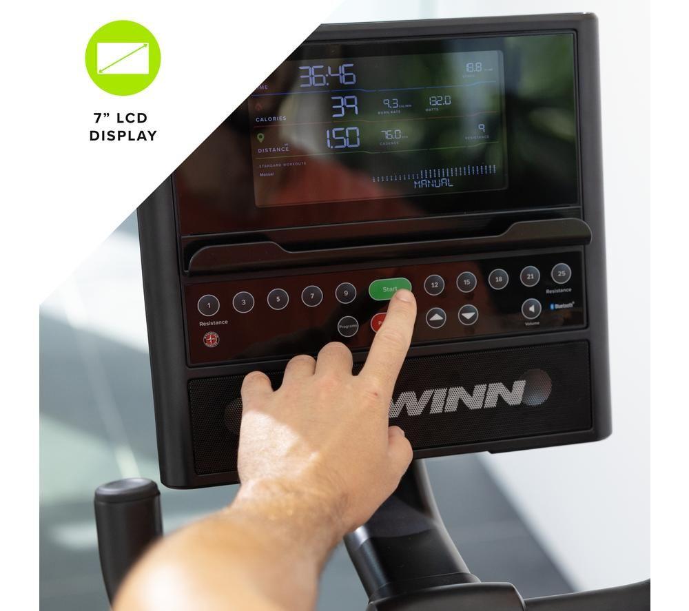 SCHWINN 590R Smart Bluetooth Recumbent Exercise Bike - Black & Grey image number 8 of 8