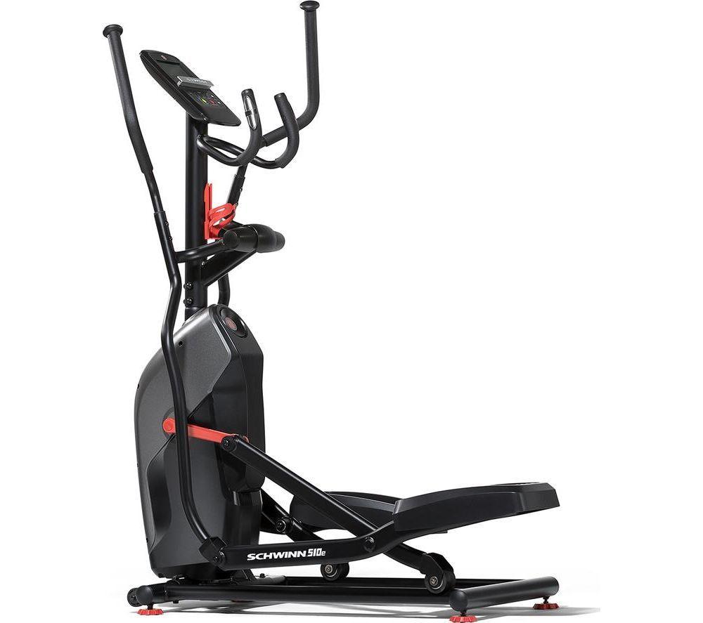 Schwinn 510E Smart Bluetooth Elliptical Cross Trainer Machine - Black & Grey, Silver/Grey,Black