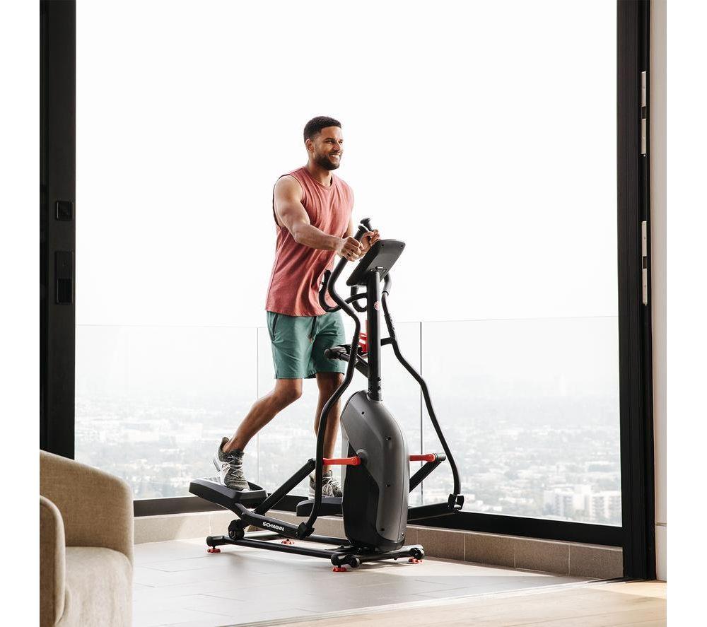 SCHWINN 510E Smart Bluetooth Elliptical Cross Trainer Machine - Black & Grey image number 6 of 8