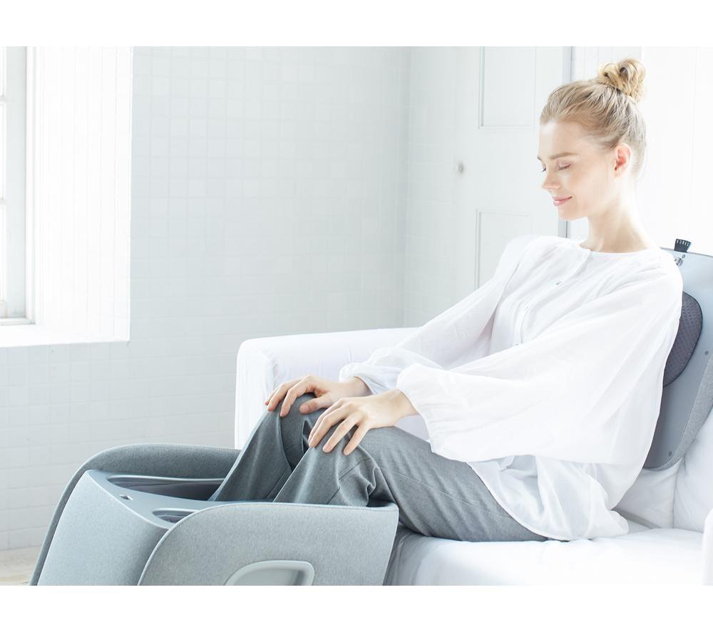 SYNCA Rei FM250 Leg & Lumbar Ottoman Massager - Grey image number 5 of 11