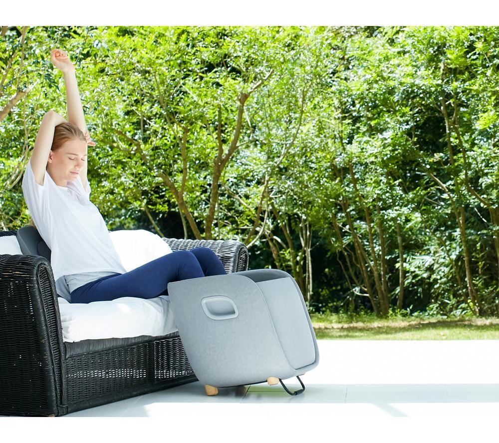 SYNCA Rei FM250 Leg & Lumbar Ottoman Massager - Grey image number 8 of 11