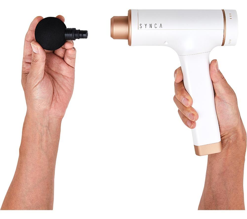 SYNCA Kitta HM190 Handheld Percussive Therapy Device - White image number 6 of 12