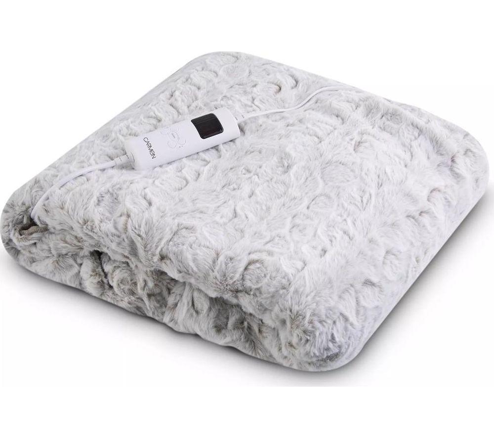 Carmen C81148rbt Heating Blanket - White, 160 X 130 Cm