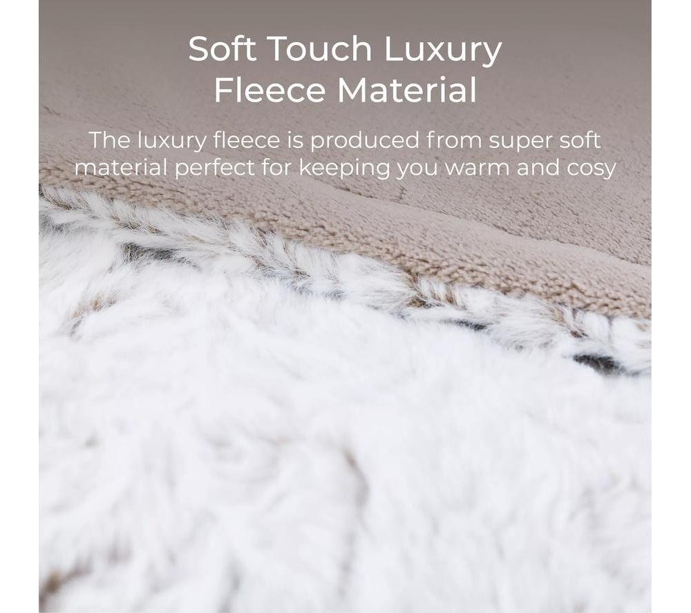 CARMEN C81148RBT Heating Blanket - White, 160 x 130 cm image number 2 of 5